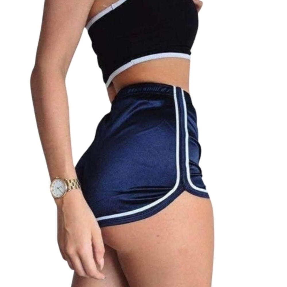Navy Blue Women's Athletic Shorts
